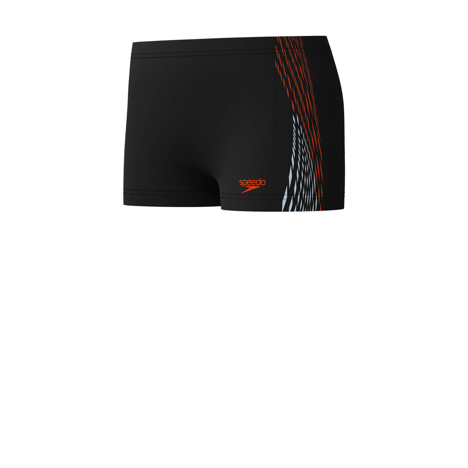 Speedo EnduraFlex zwemboxer zwart oranje