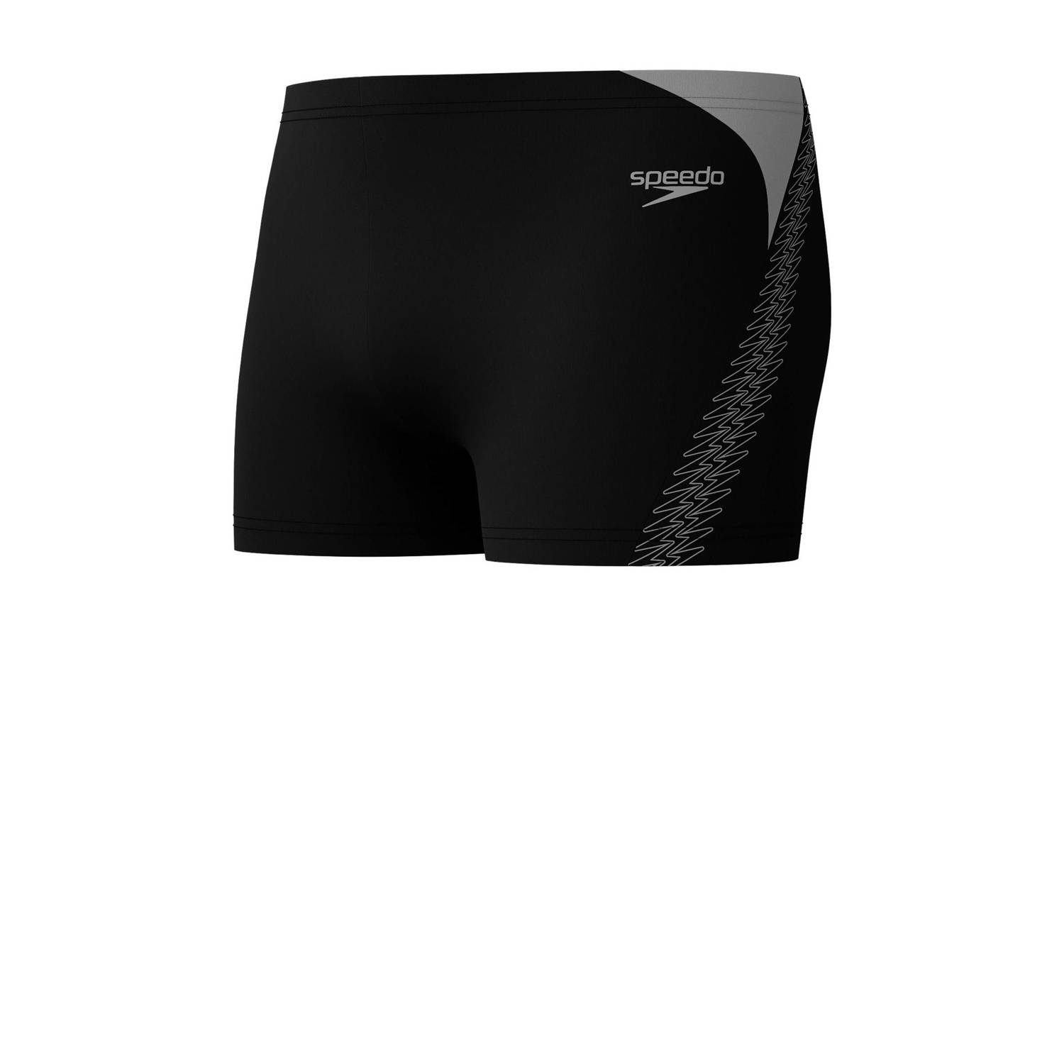 Speedo zwemboxer HyperBoom Splice zwart groen