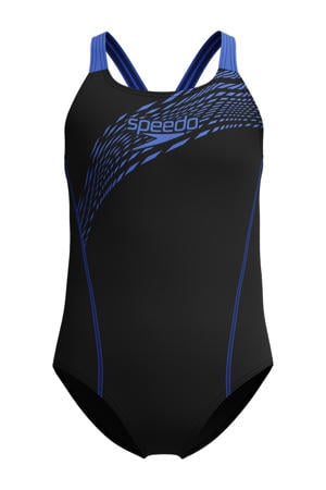 sportbadpak zwart/blauw