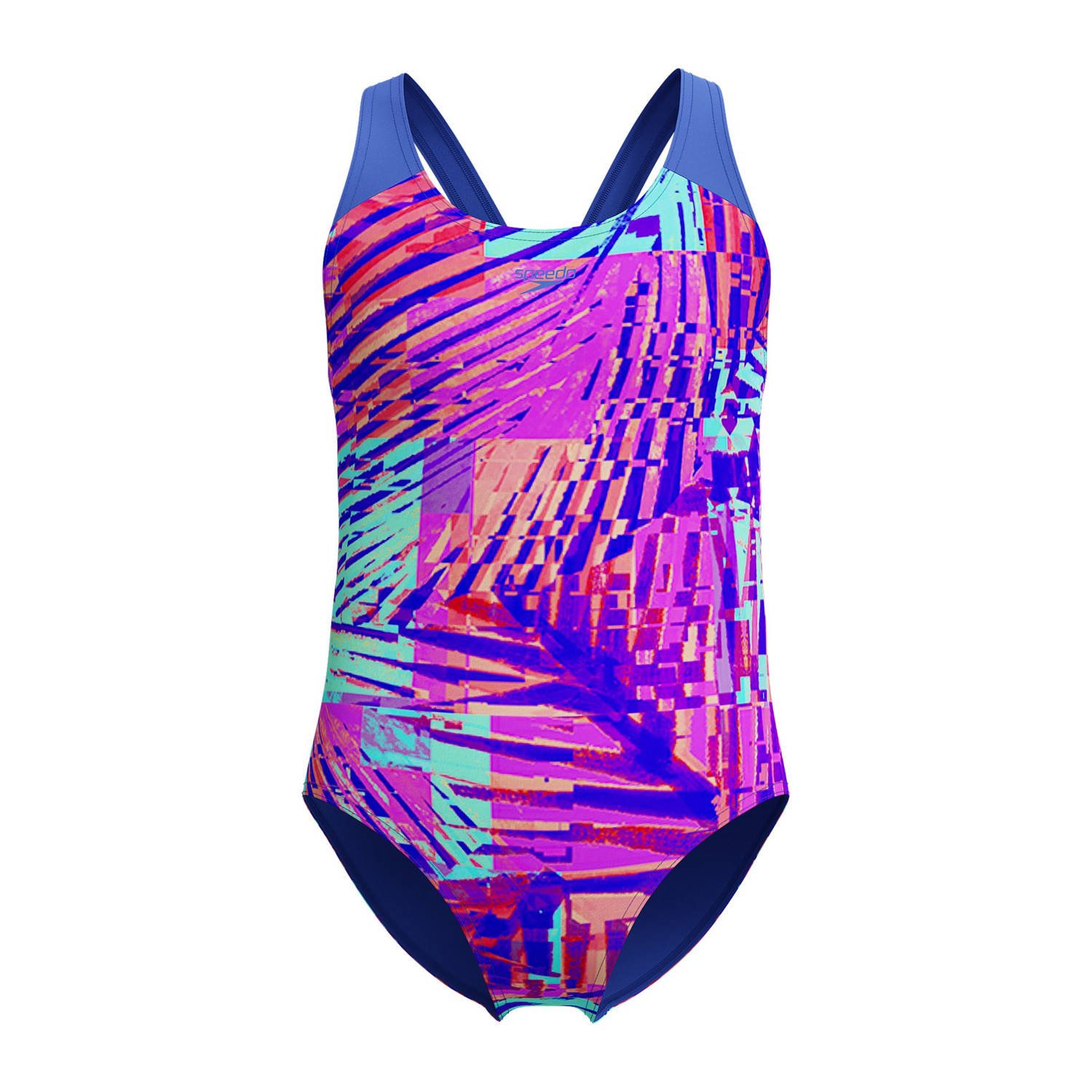 Speedo Endurance+ sportbadpak Splashback roze blauw
