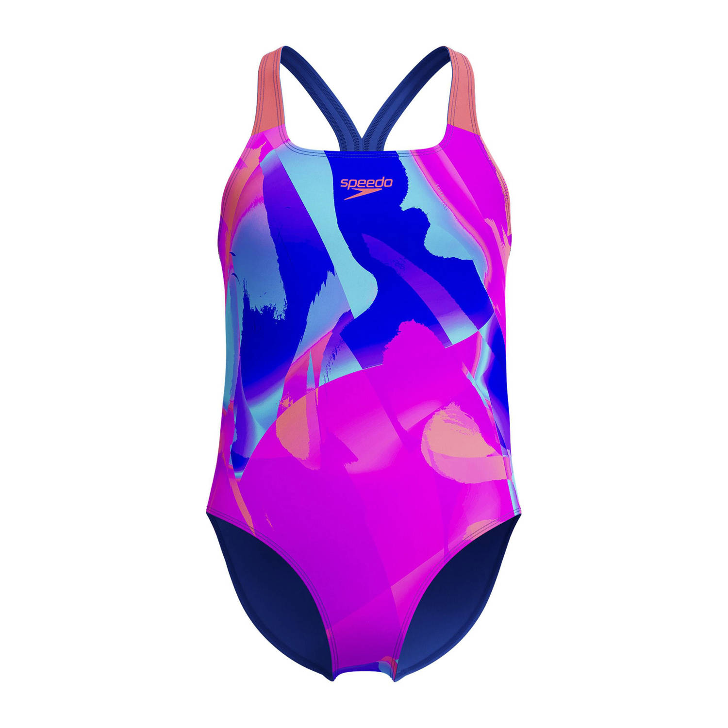 Speedo Endurance+ sportbadpak Powerback roze blauw