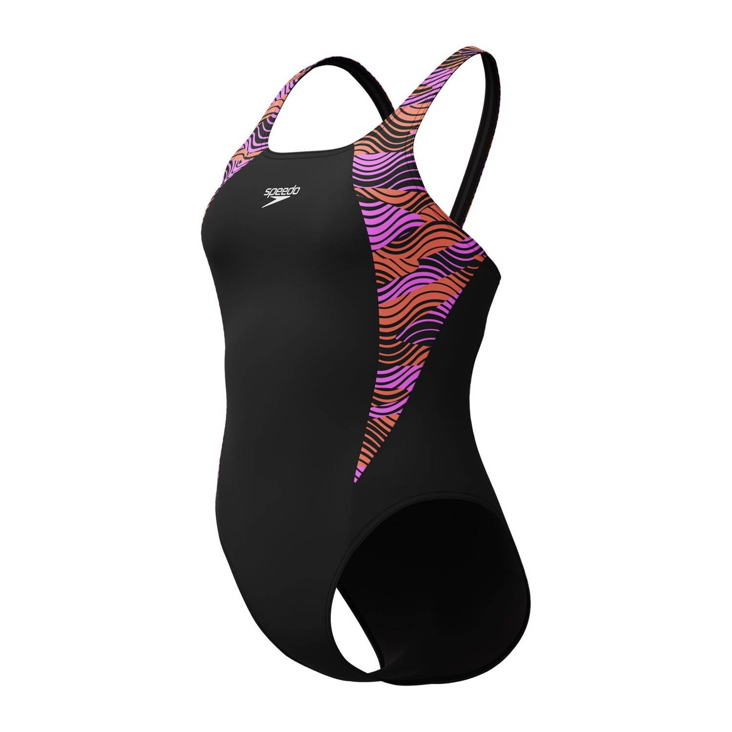 Speedo Endurance+ sportbadpak HyperBoom Splice zwart paars
