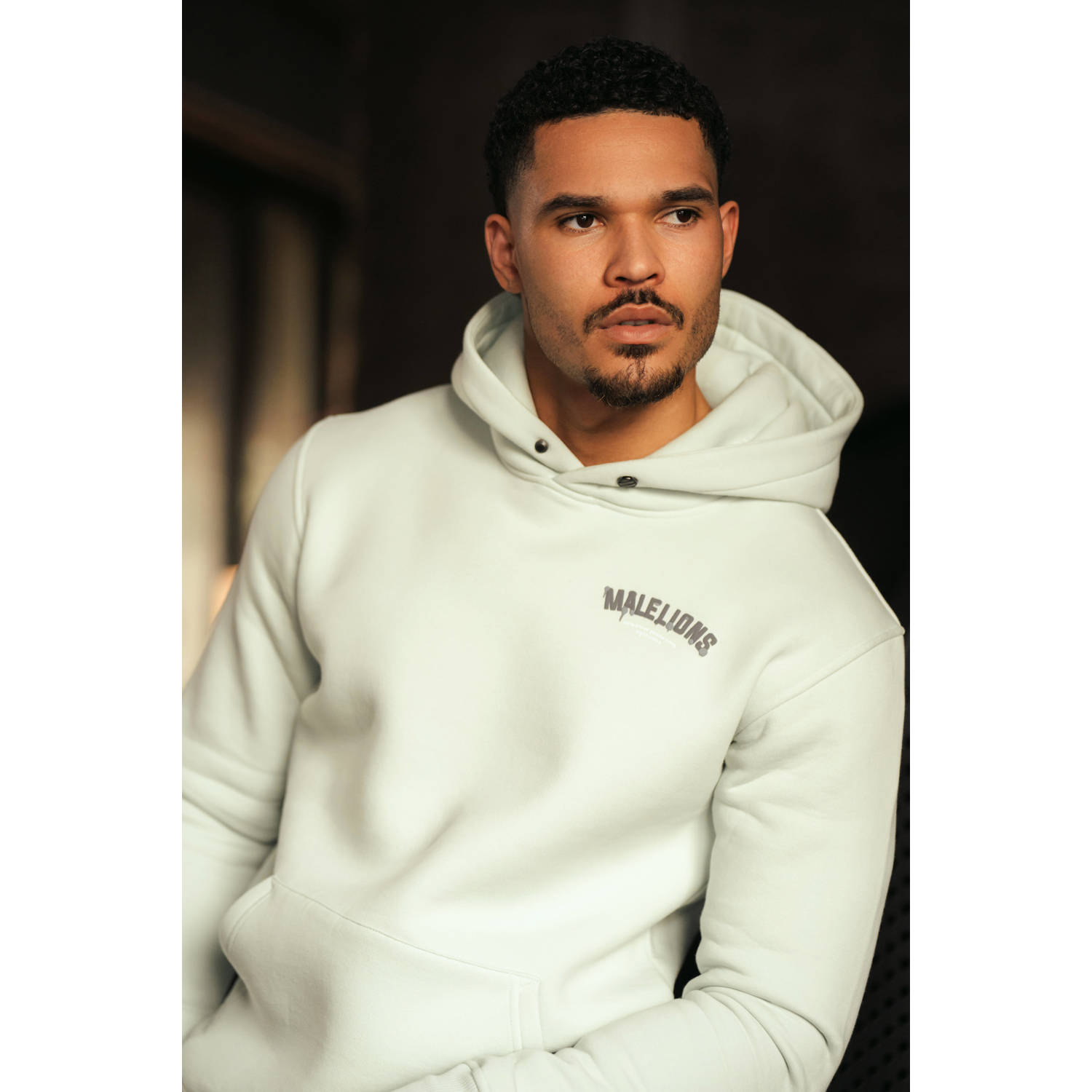Malelions hoodie mintgroen