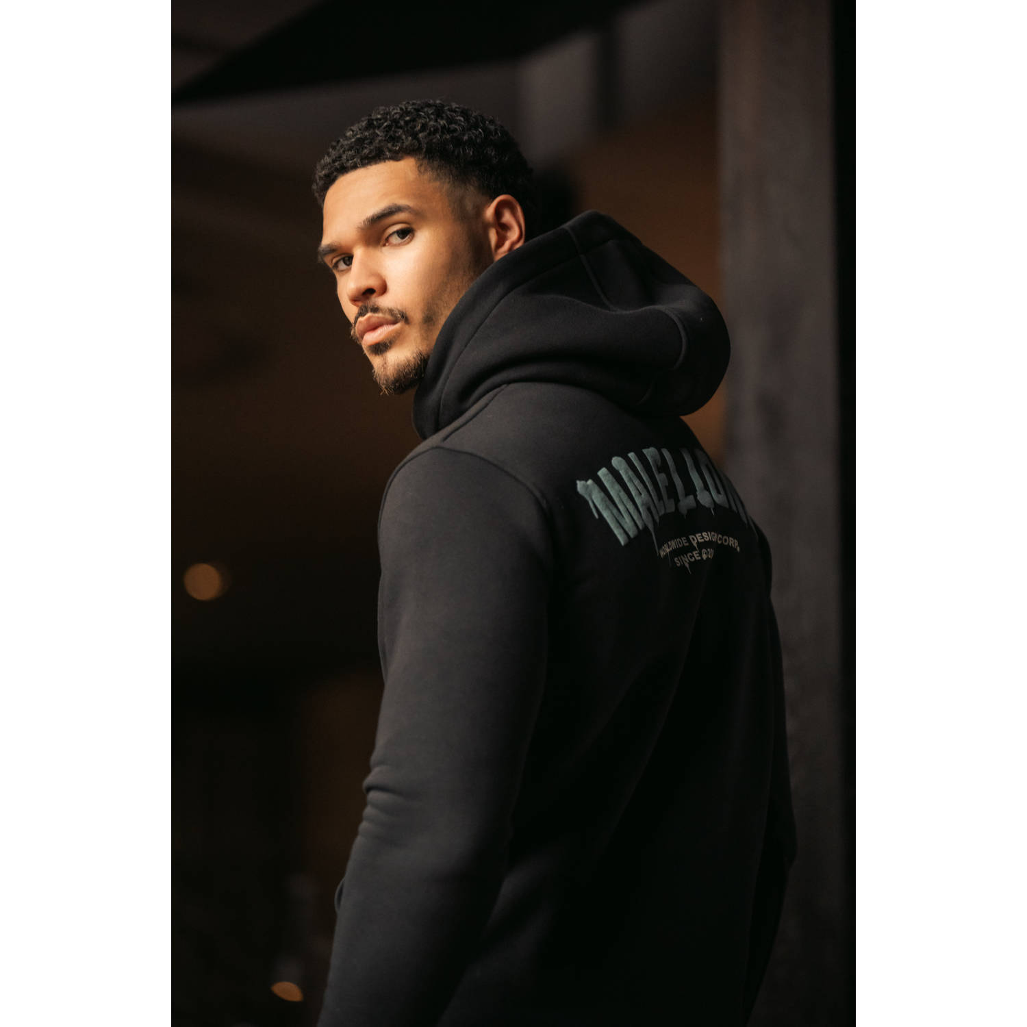 Malelions hoodie zwart