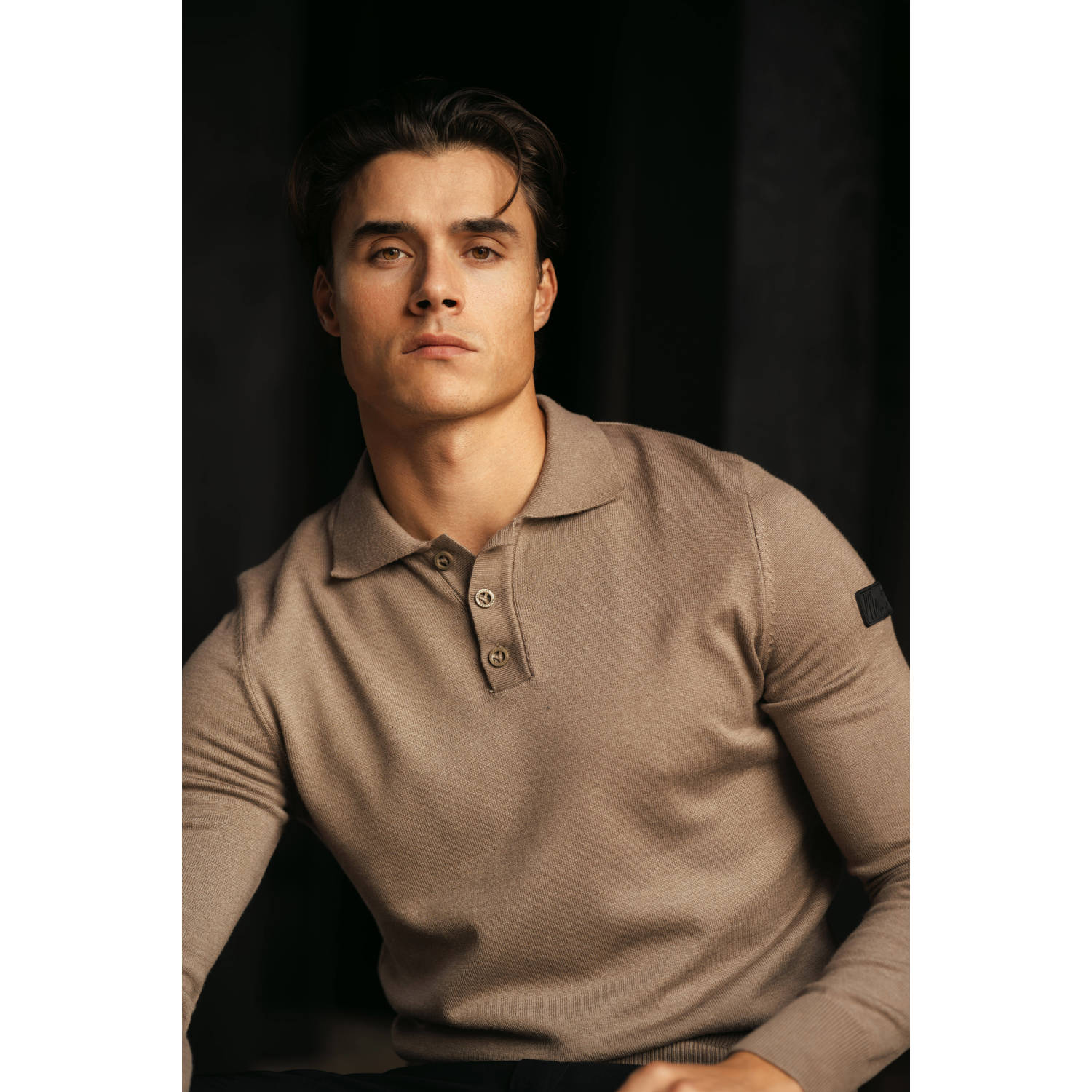 Malelions polo beige