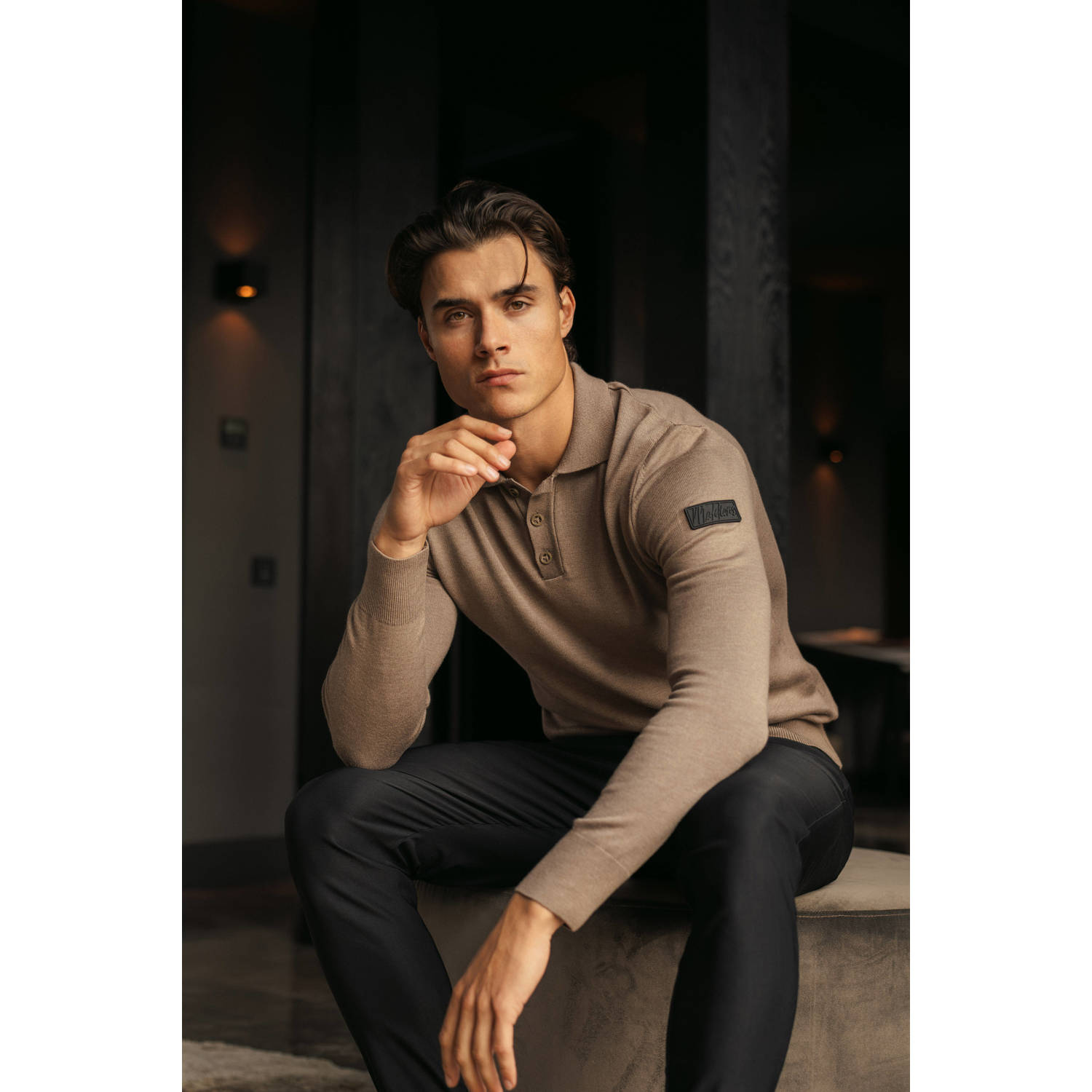 Malelions polo beige