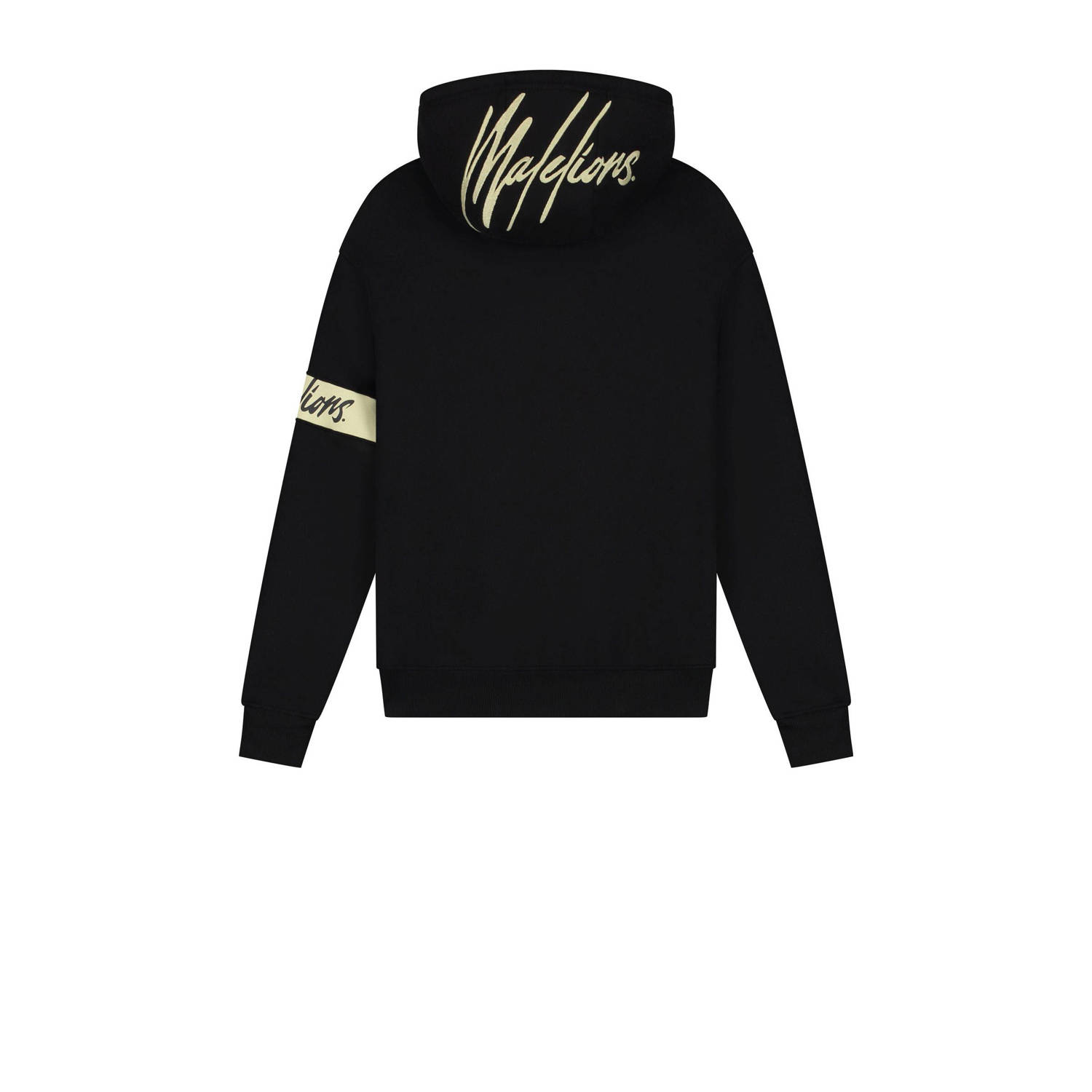 Malelions hoodie zwart