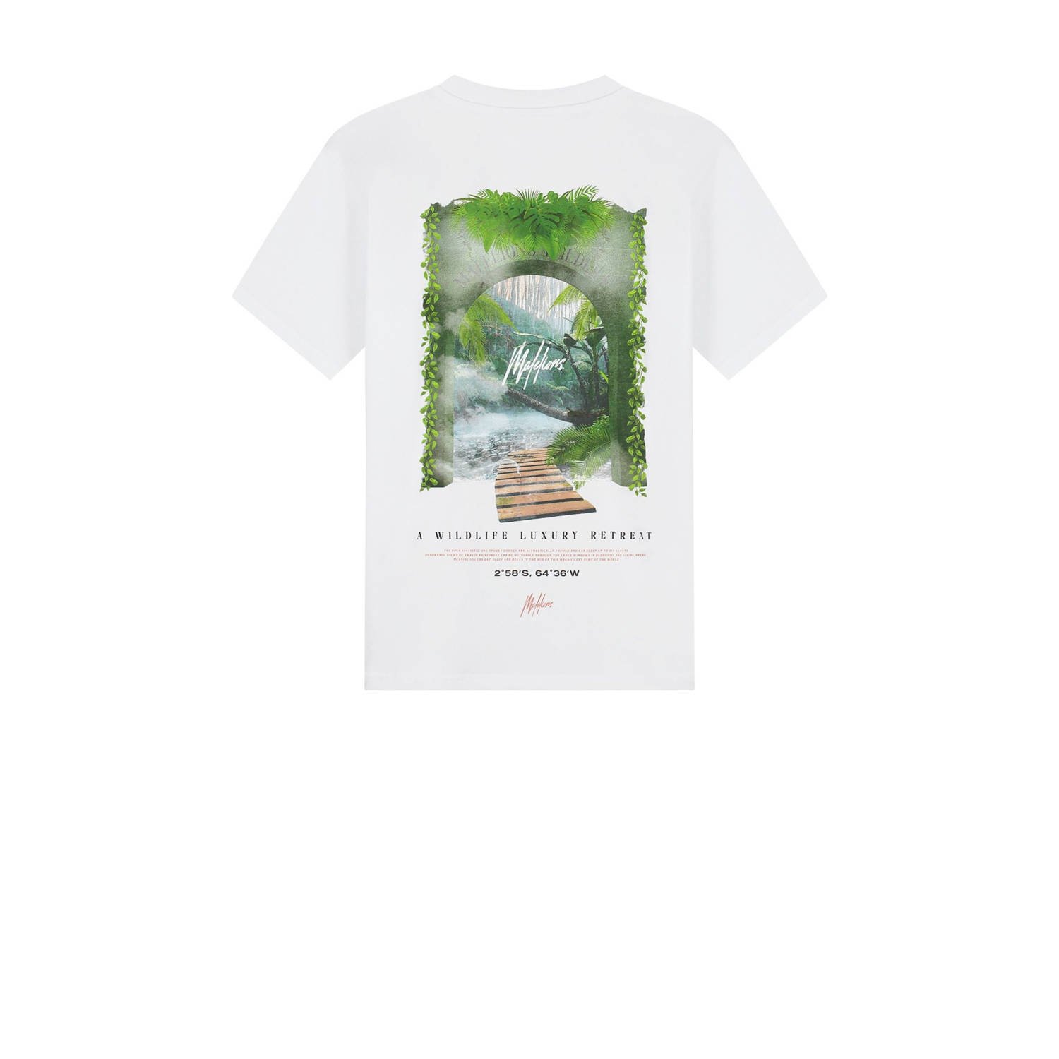 Malelions T-shirt wit