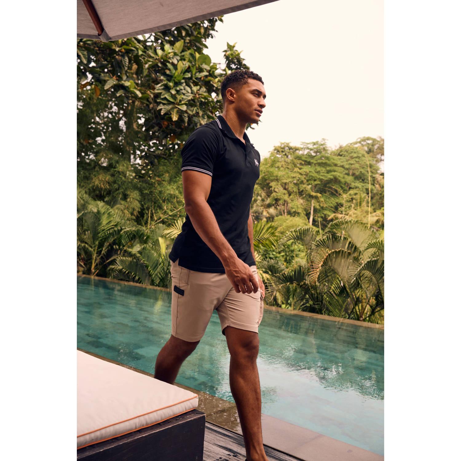Malelions regular cargo short taupe