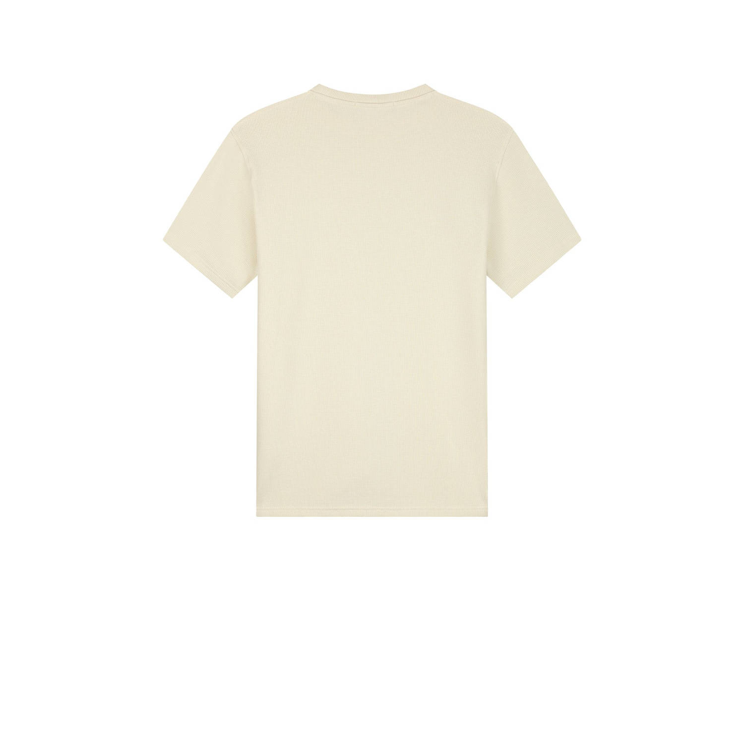Malelions T-shirt met textuur ecru