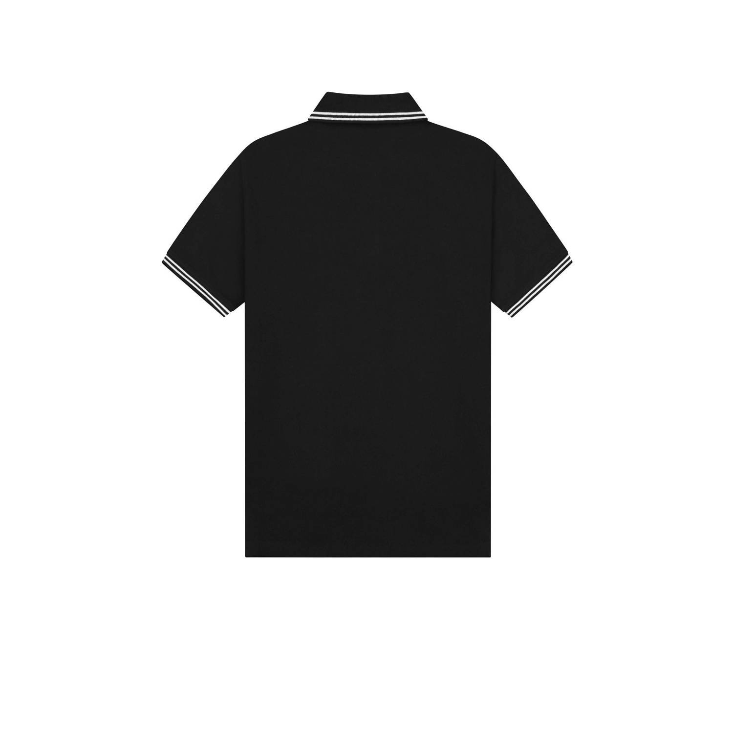 Malelions slim polo zwart