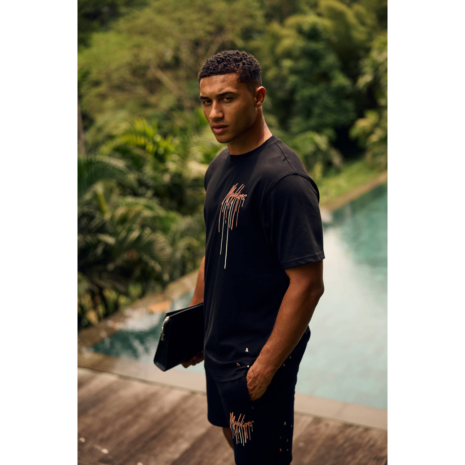 Malelions regular sweatshort zwart