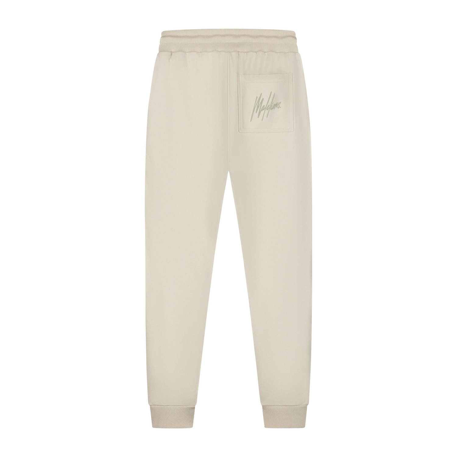 Malelions slim joggingbroek beige