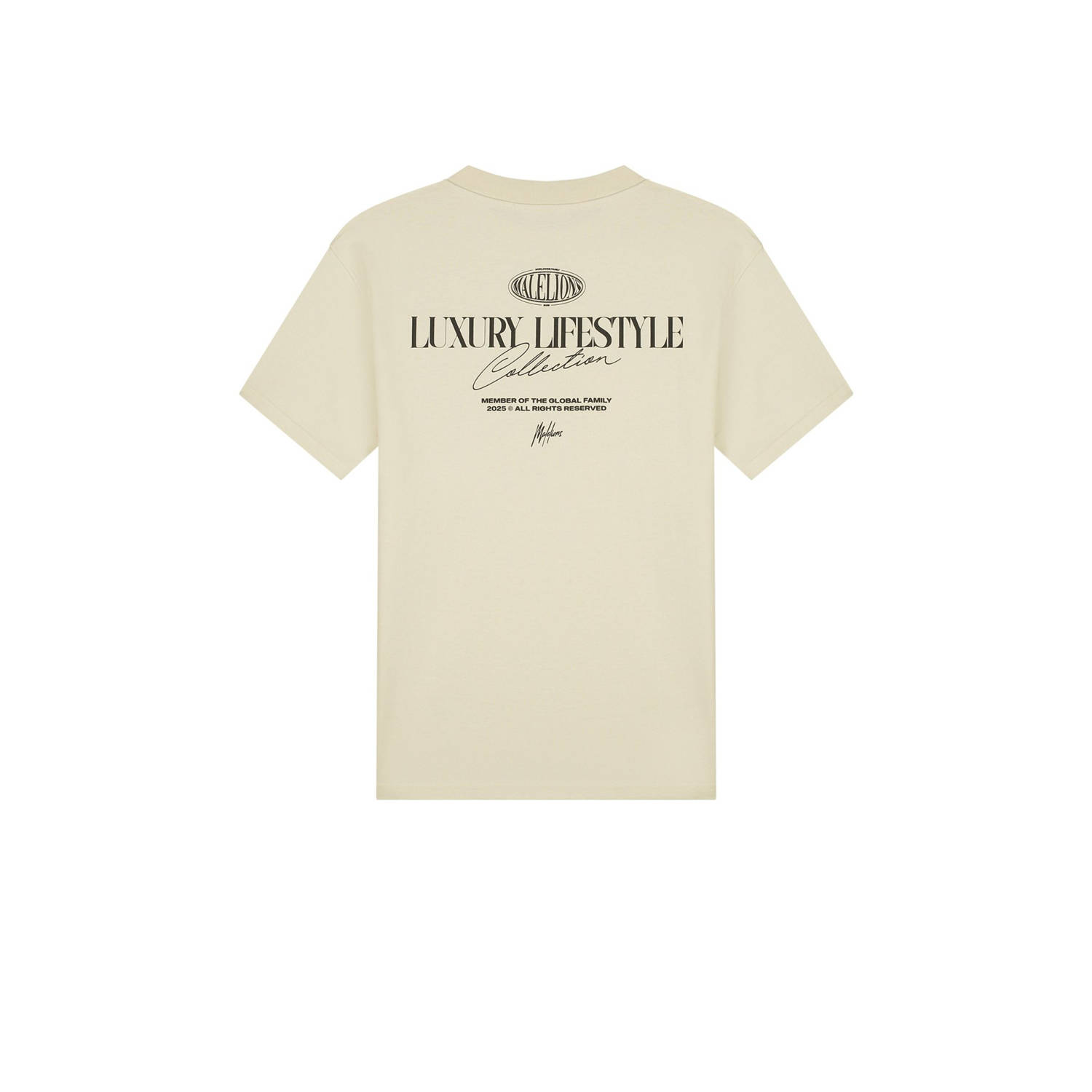 Malelions T-shirt beige