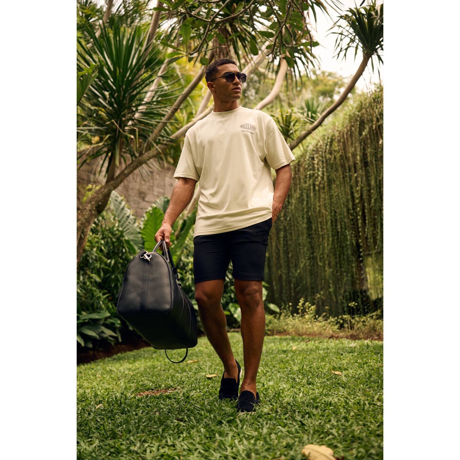 Malelions T-shirt beige