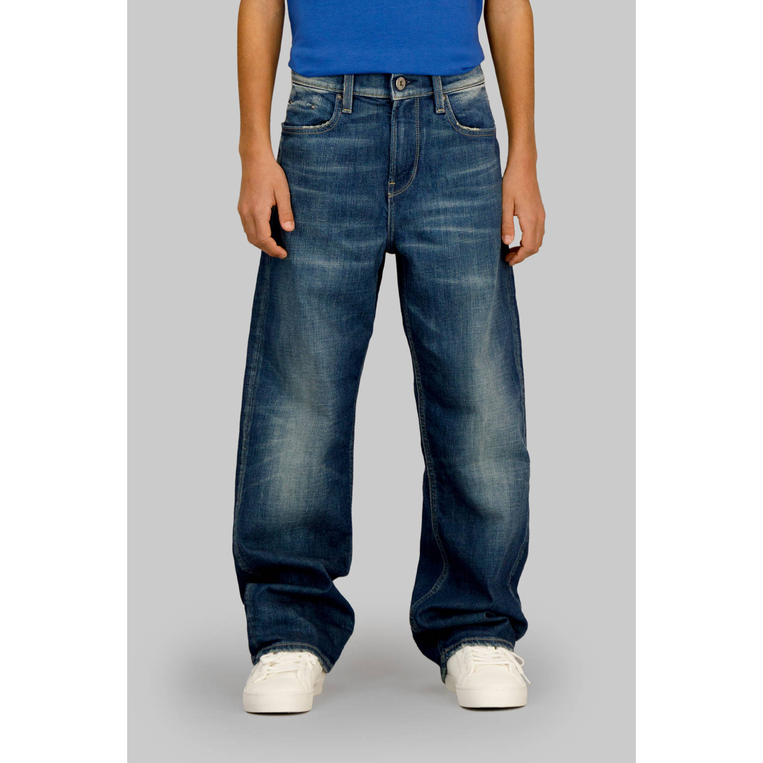 G-STAR high waist medium blue denim