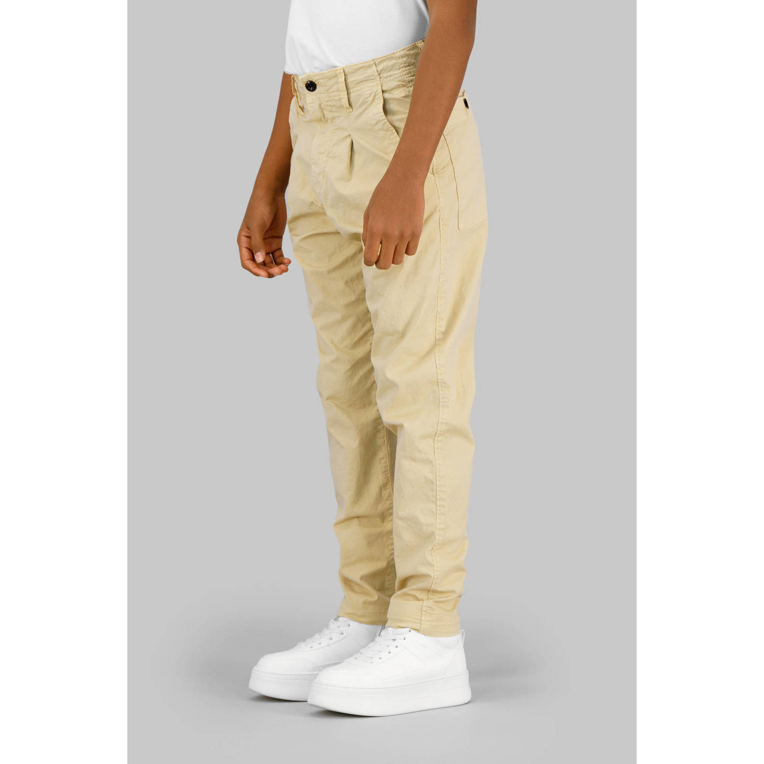 G-STAR tapered casual broek kaki