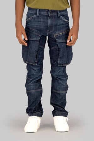 tapered jeans dark blue denim
