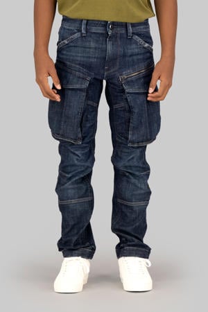 tapered jeans dark blue denim