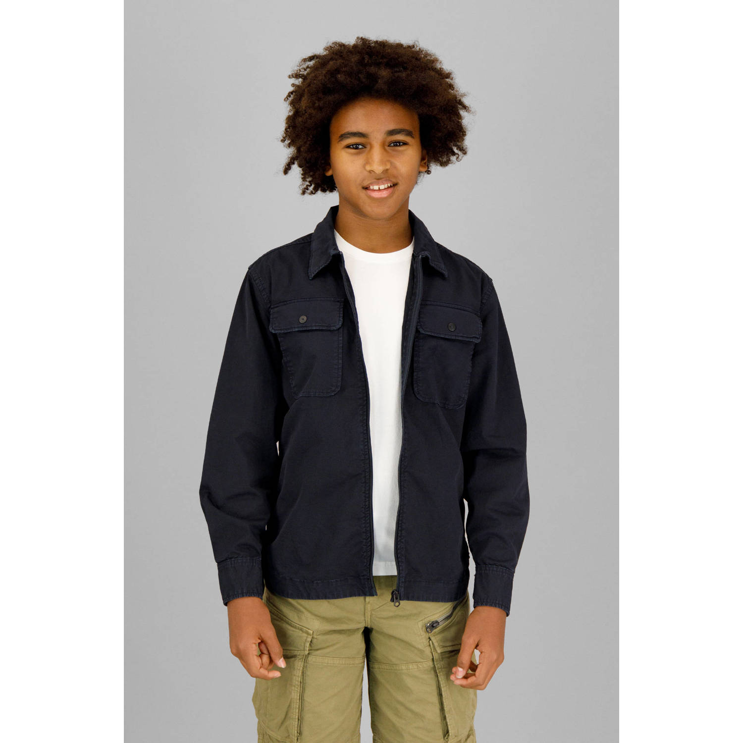G-STAR overhemd donkerblauw