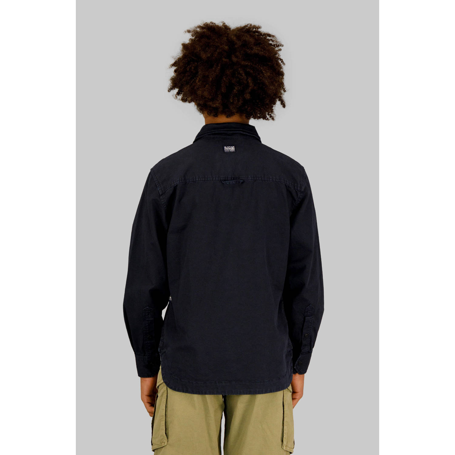 G-STAR overhemd donkerblauw
