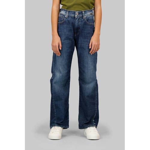 G-STAR high waist loose fit jeans dark blue denim afbeelding