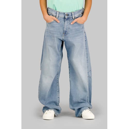 G-STAR high waist loose fit jeans light blue denim afbeelding