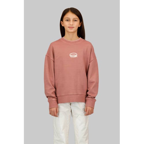 G-STAR sweater oudroze afbeelding