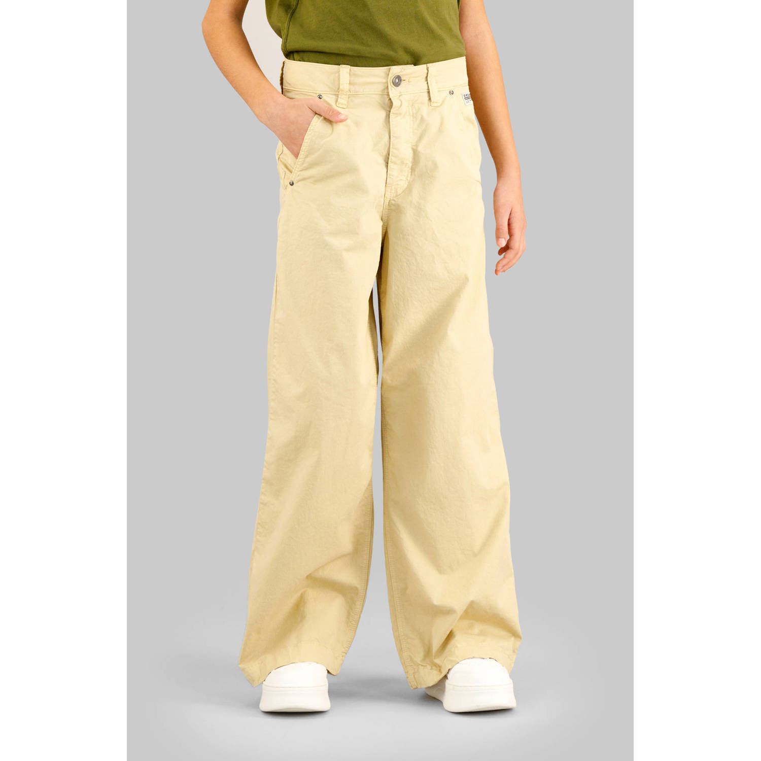 G-STAR loose casual broek kaki