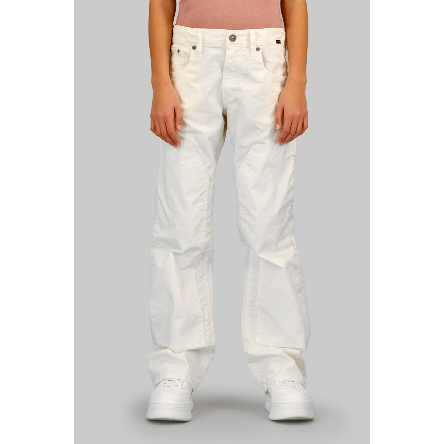 G-STAR BOWEY loose fit carpenter jeans ecru