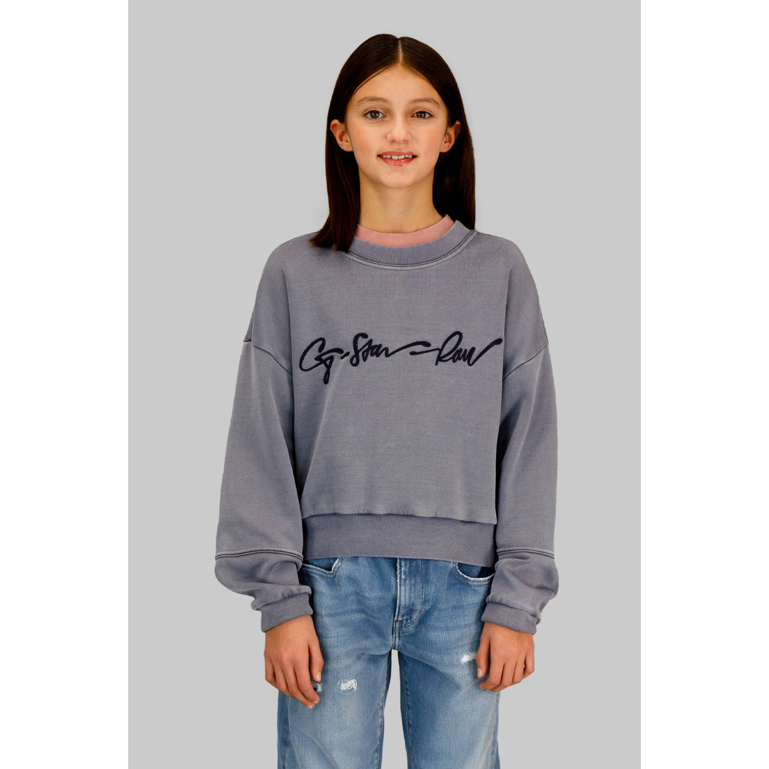 G-STAR sweater blauw