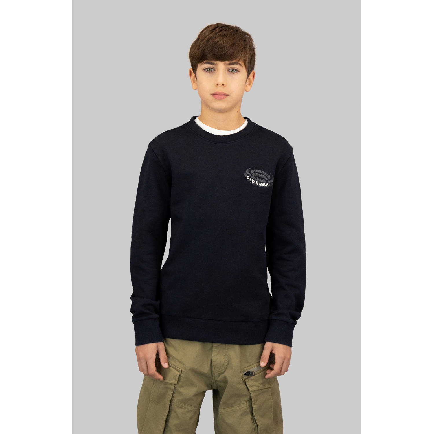 G-STAR sweater donkerblauw