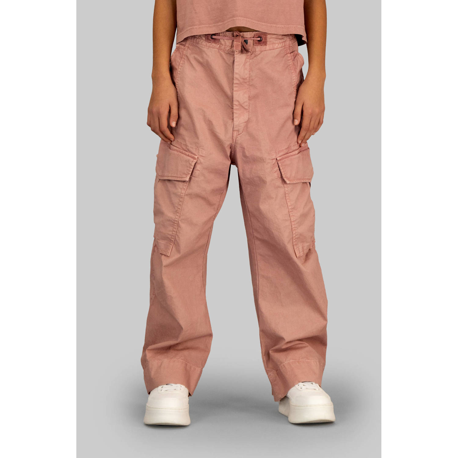 G-STAR relaxed cargo broek roze