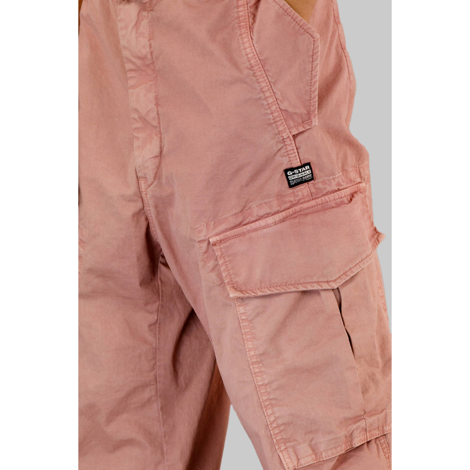 G-STAR relaxed cargo broek roze