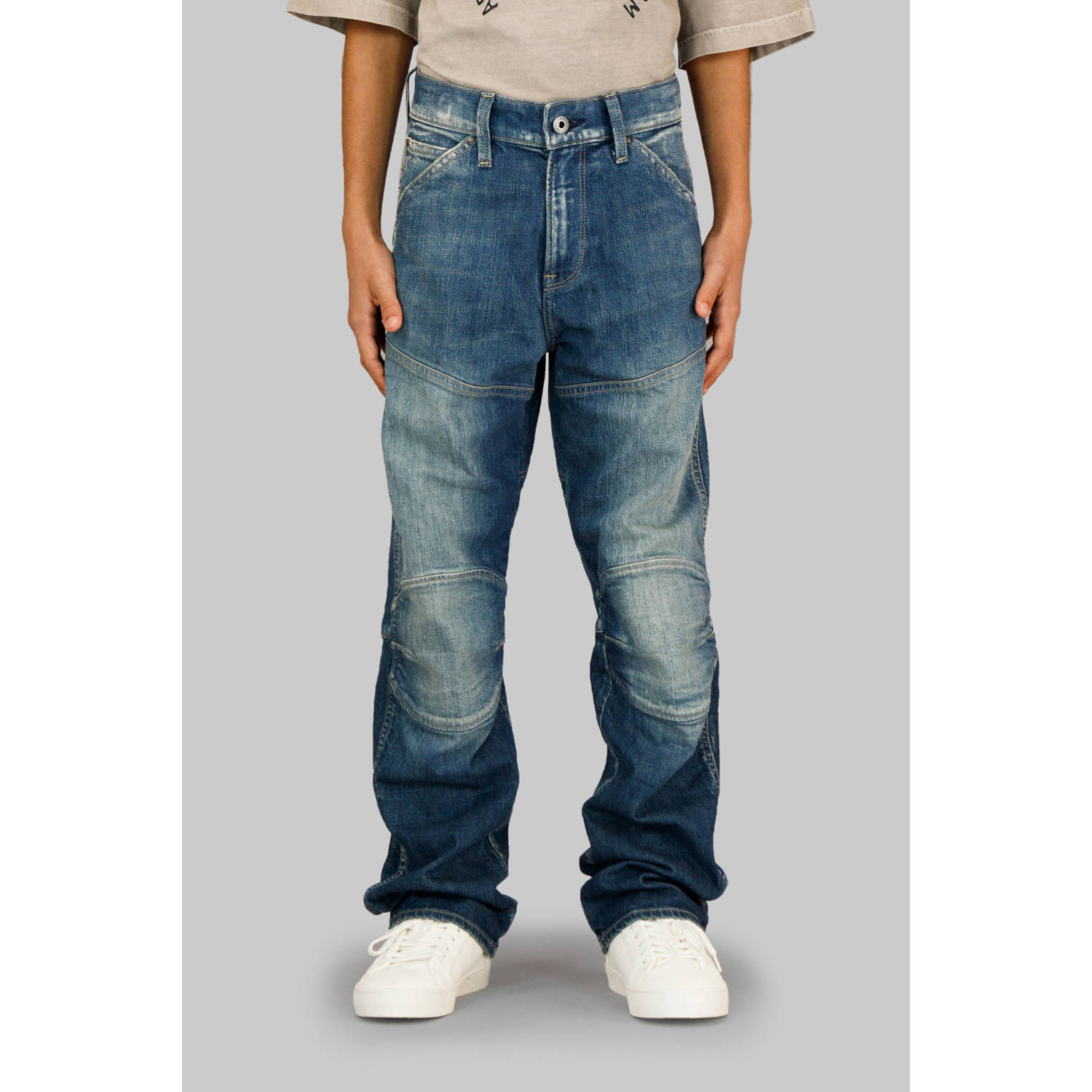 G-STAR regular waist regular fit jeans dark blue denim
