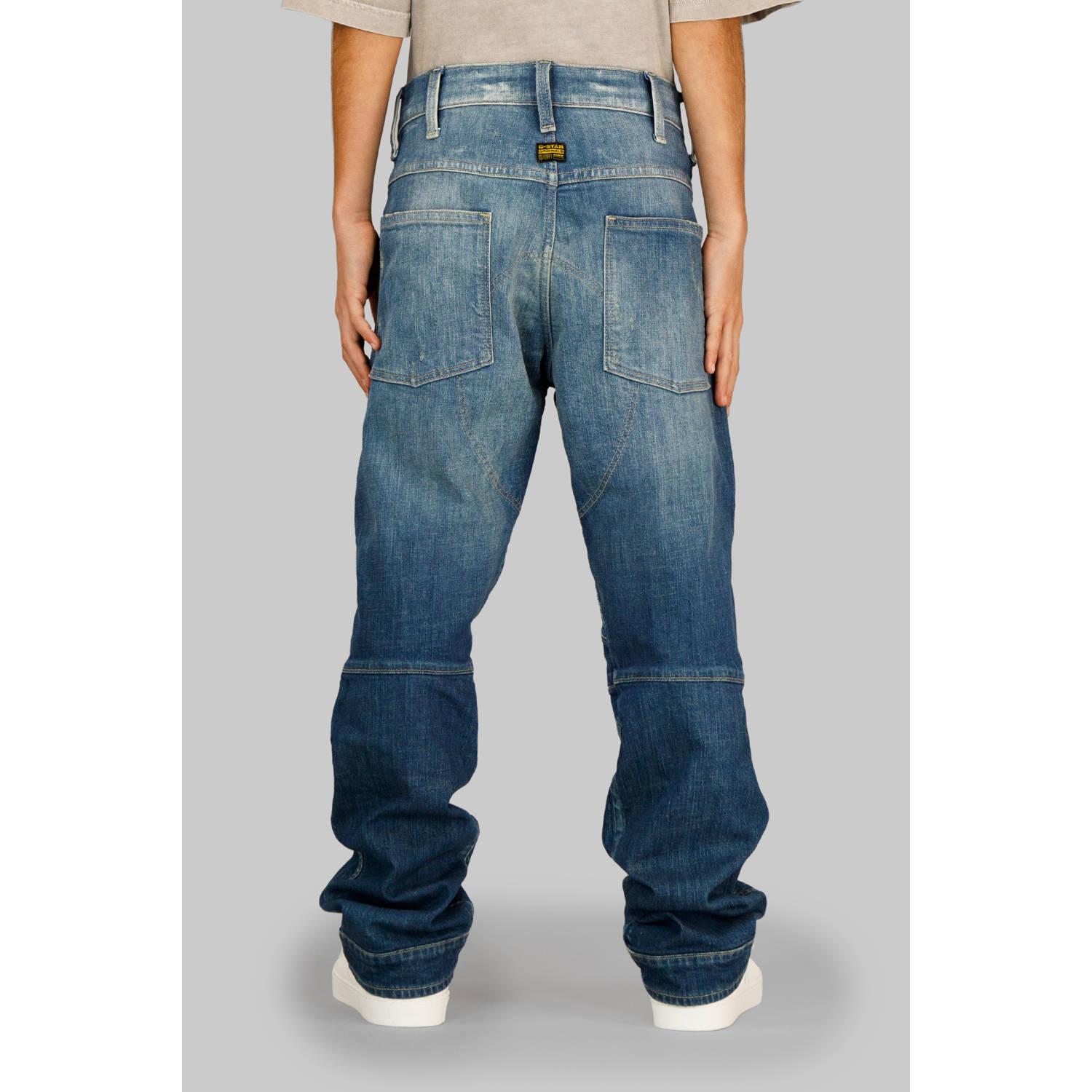 G-STAR regular waist regular fit jeans dark blue denim