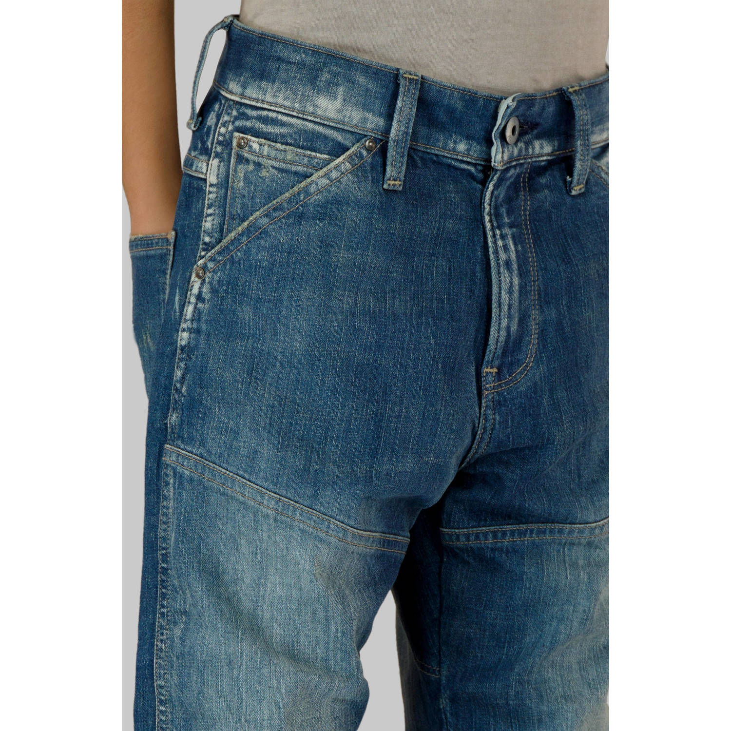 G-STAR regular waist regular fit jeans dark blue denim