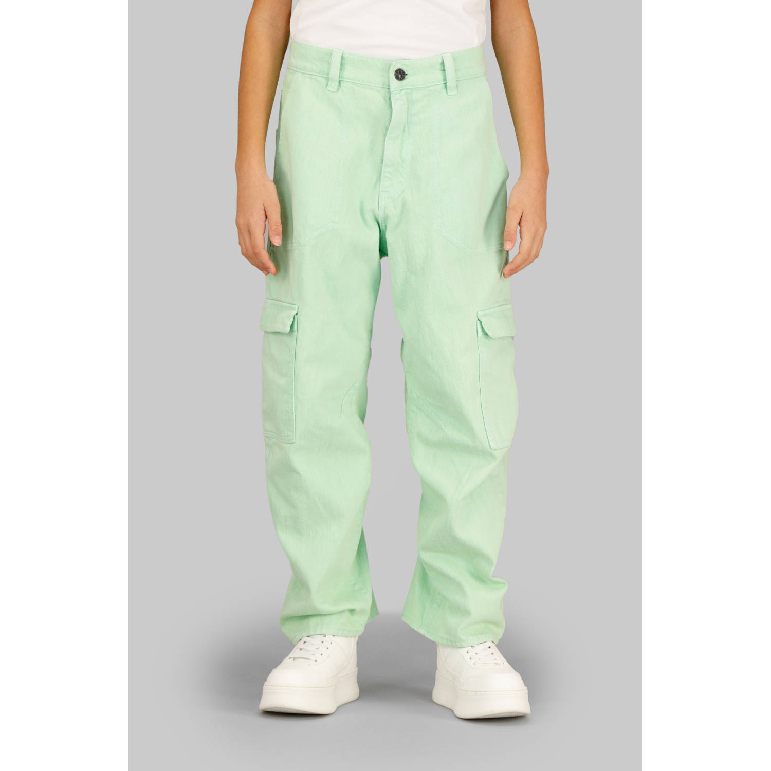 G-STAR loose cargo broek mintgroen
