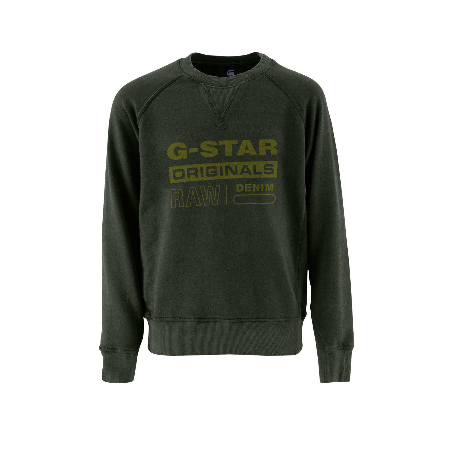 G-STAR sweater olijfgroen