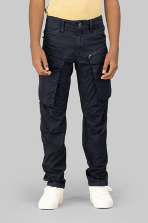 tapered cargobroek donkerblauw