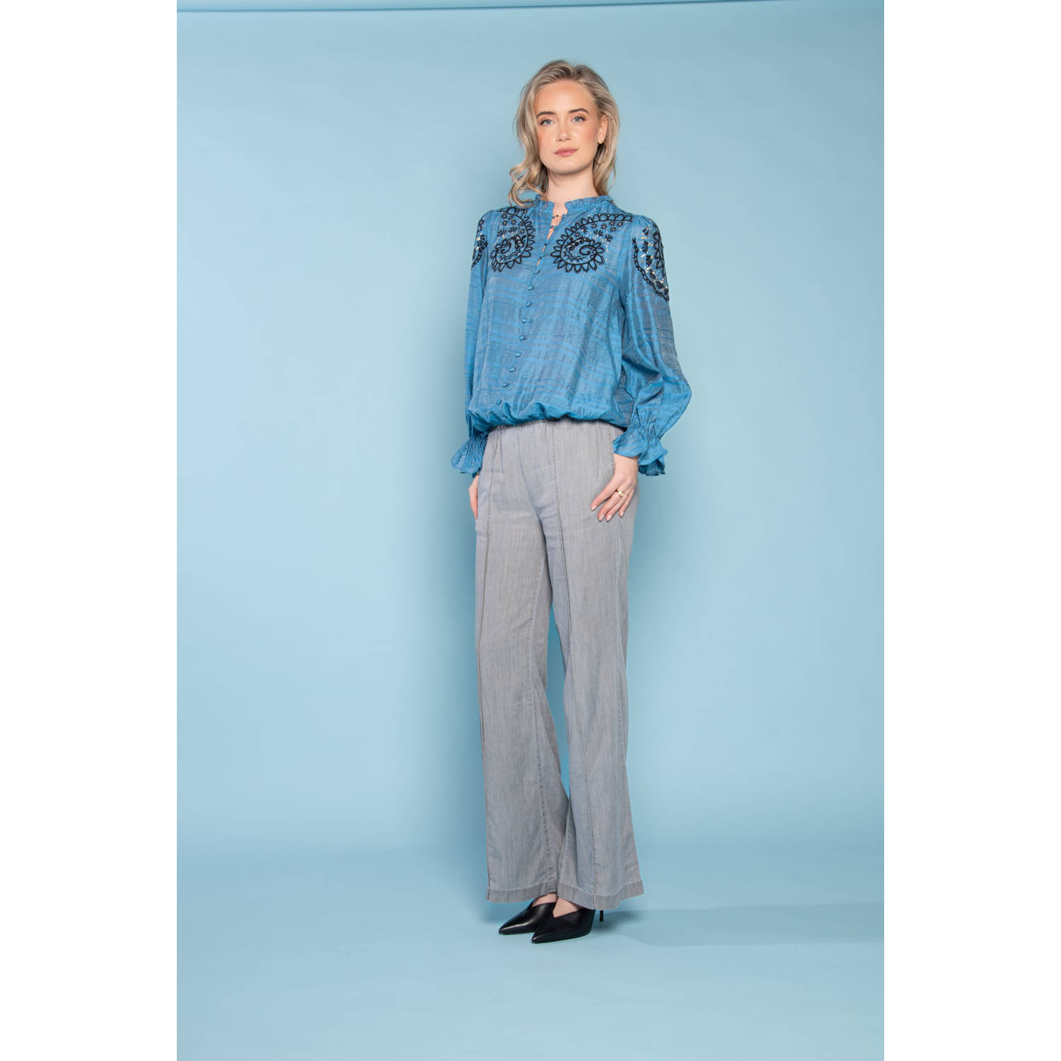 ICNK.Amsterdam blouse blauw