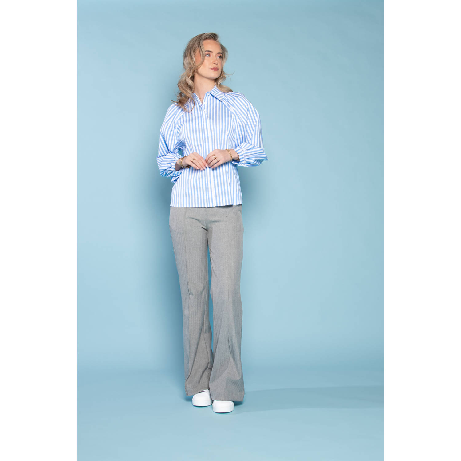 ICNK.Amsterdam blouse lichtblauw