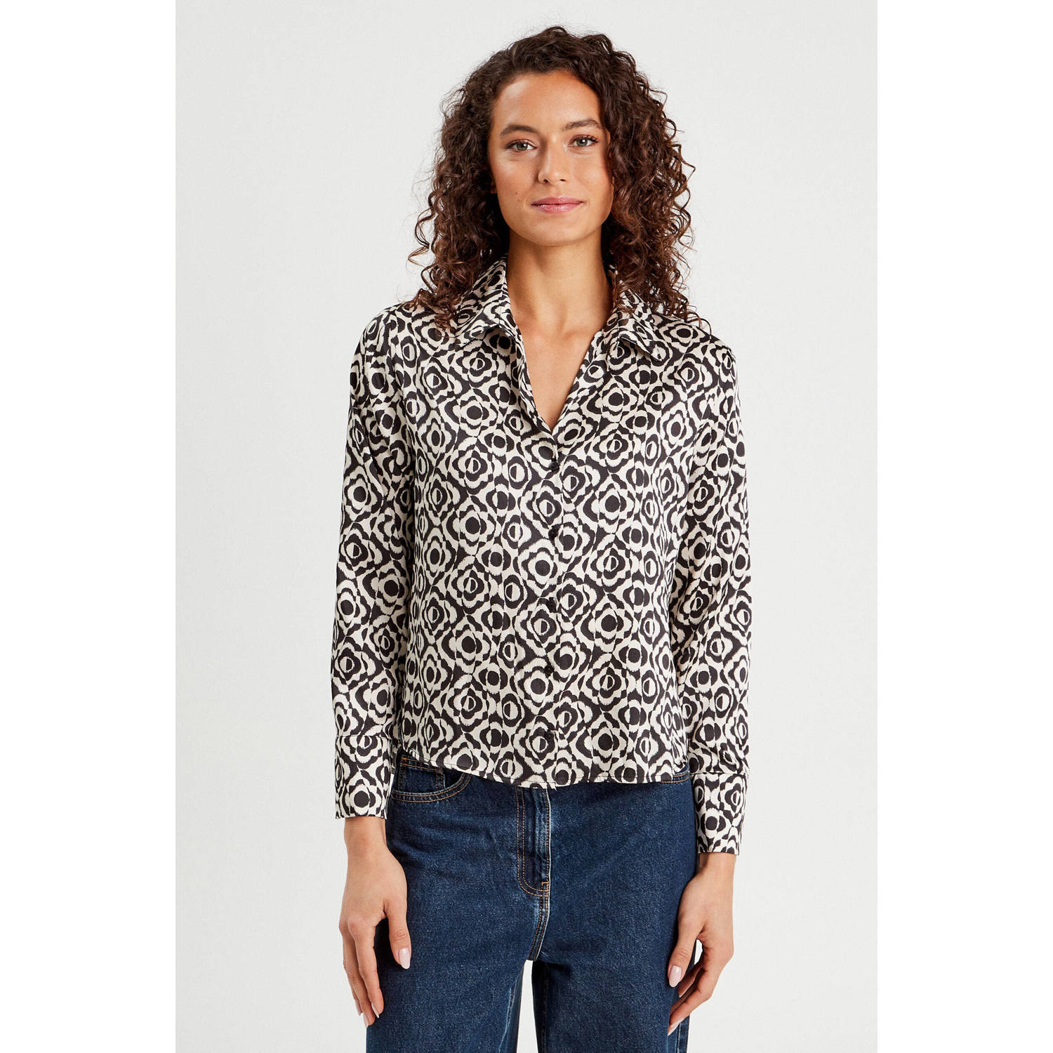 Cache blouse zwart