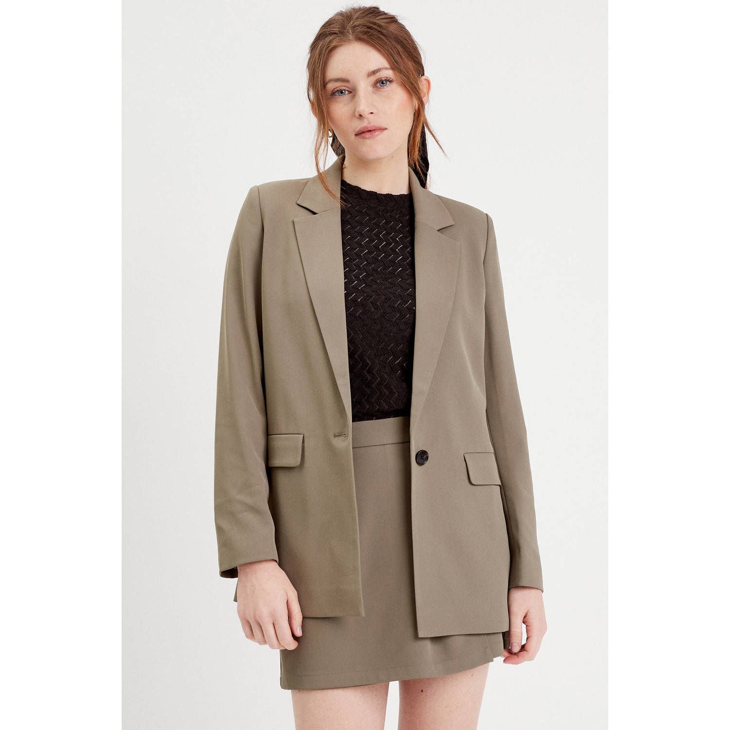 Cache regular blazer olijfgroen