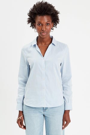 blouse lichtblauw