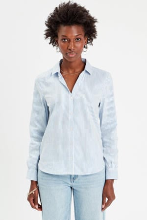 blouse lichtblauw