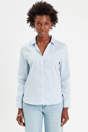 blouse lichtblauw