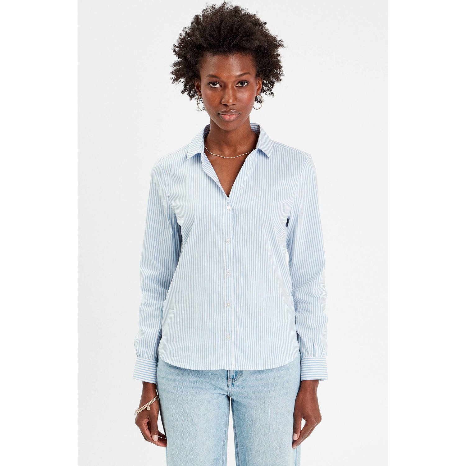 Cache blouse lichtblauw
