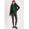 Cache Cache slim fit imitatieleren broek zwart