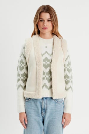 gilet ecru